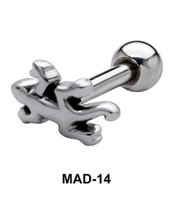 Lizard S316L Tongue Piercing MAD-14